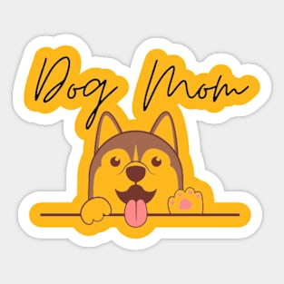 Dog mom Sticker